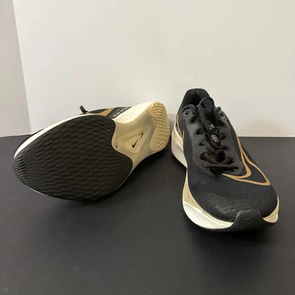 Nike Zoom‎ Fly 5 Men's Road Running Shoes Black Metallic Gold DM8968-002 Size 13